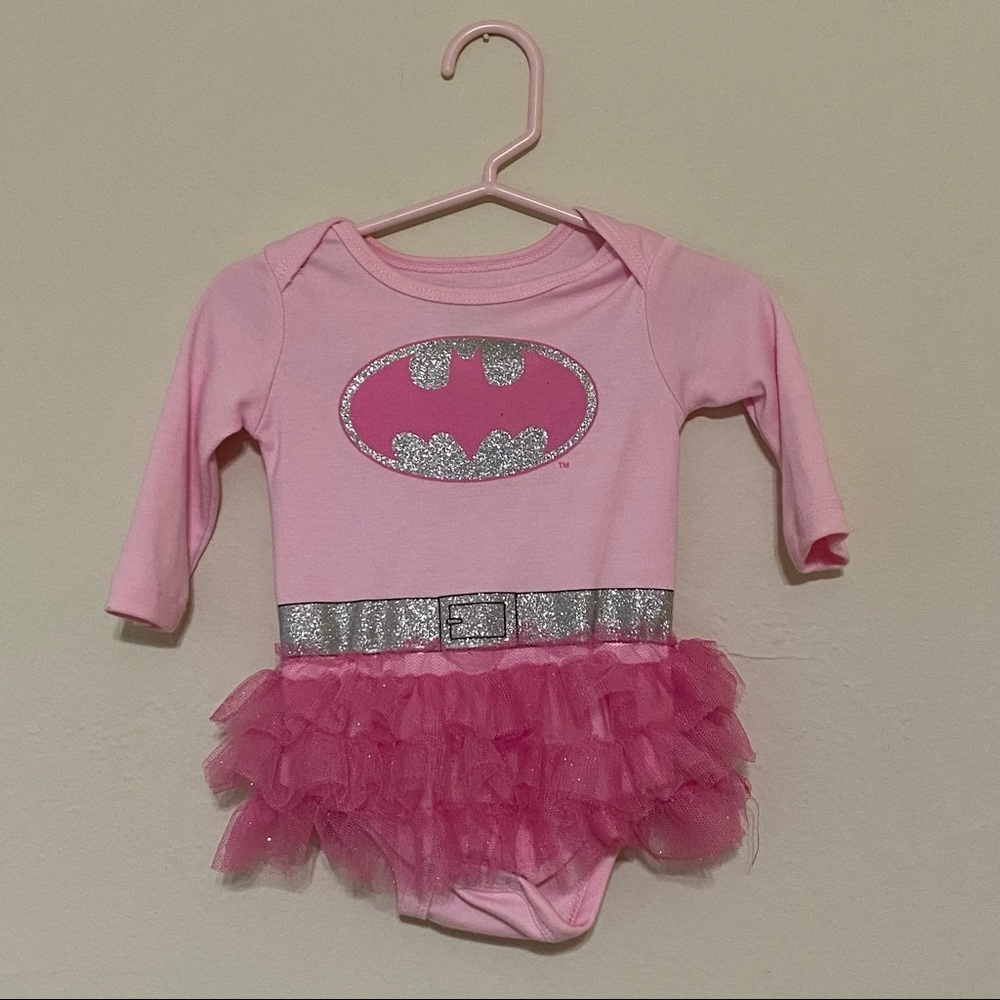 3M Baby Batman Costume Pink Silver - Picture 2 of 8